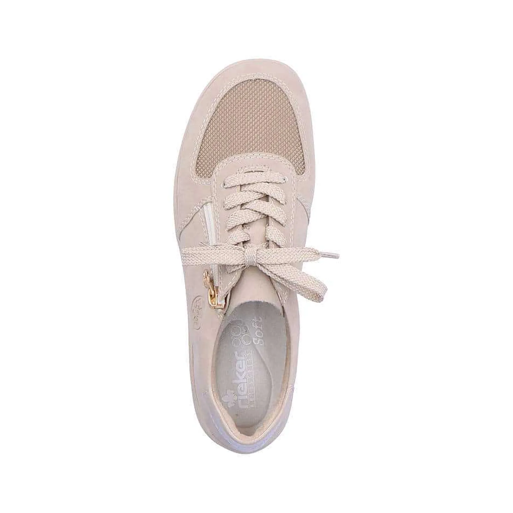 Rieker Women'S Sneaker Low Cream Beige