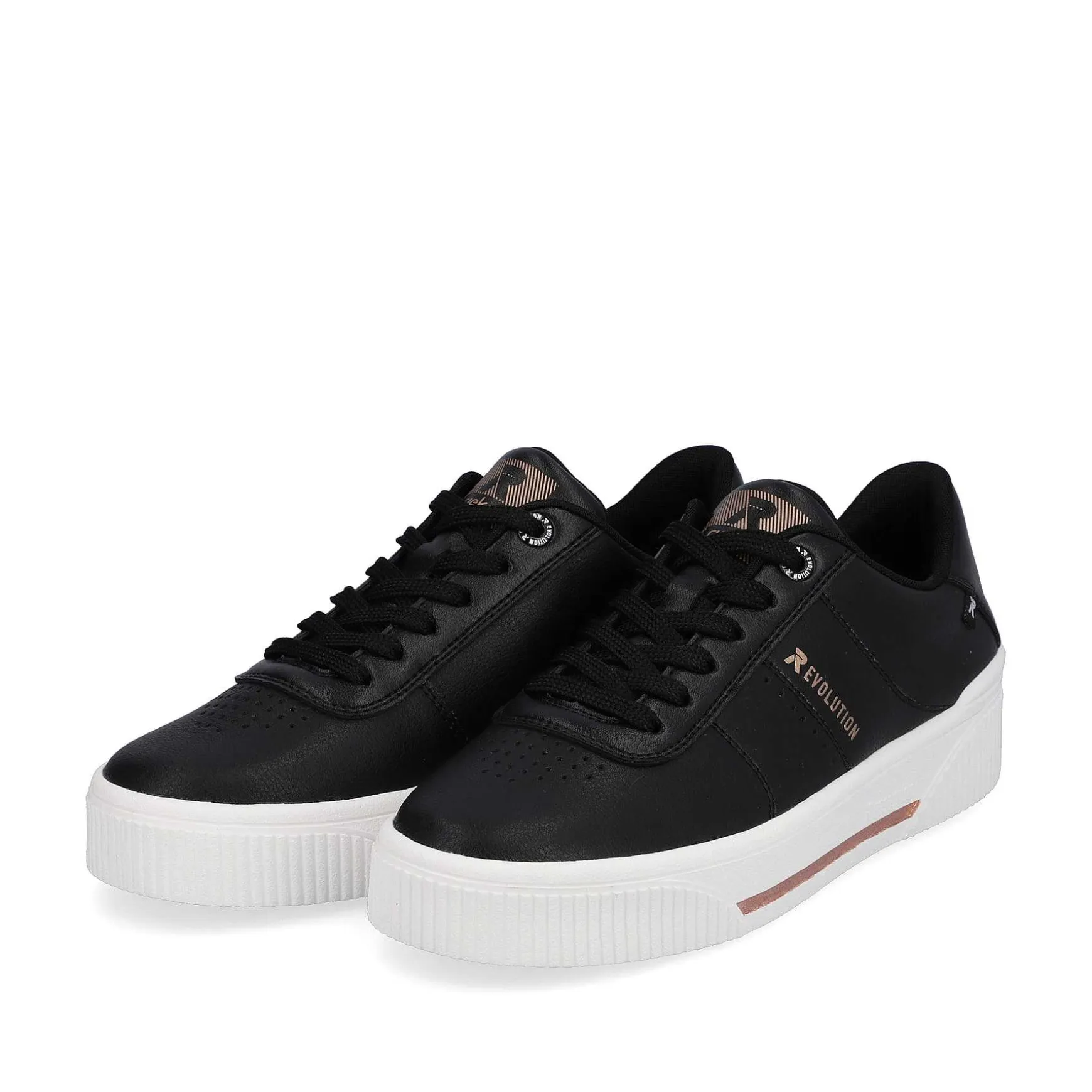 Rieker Women'S Sneaker Low Night Black