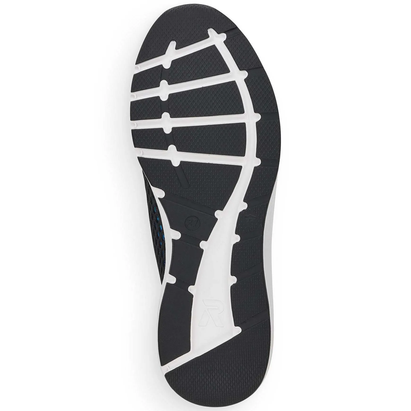 Rieker Women'S Sneaker Low Deep Black Rainbow