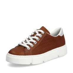Rieker Women'S Sneaker Low Wood Brown