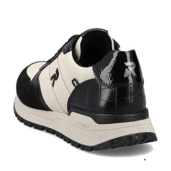 Rieker Women'S Sneaker Low Linen Graphite