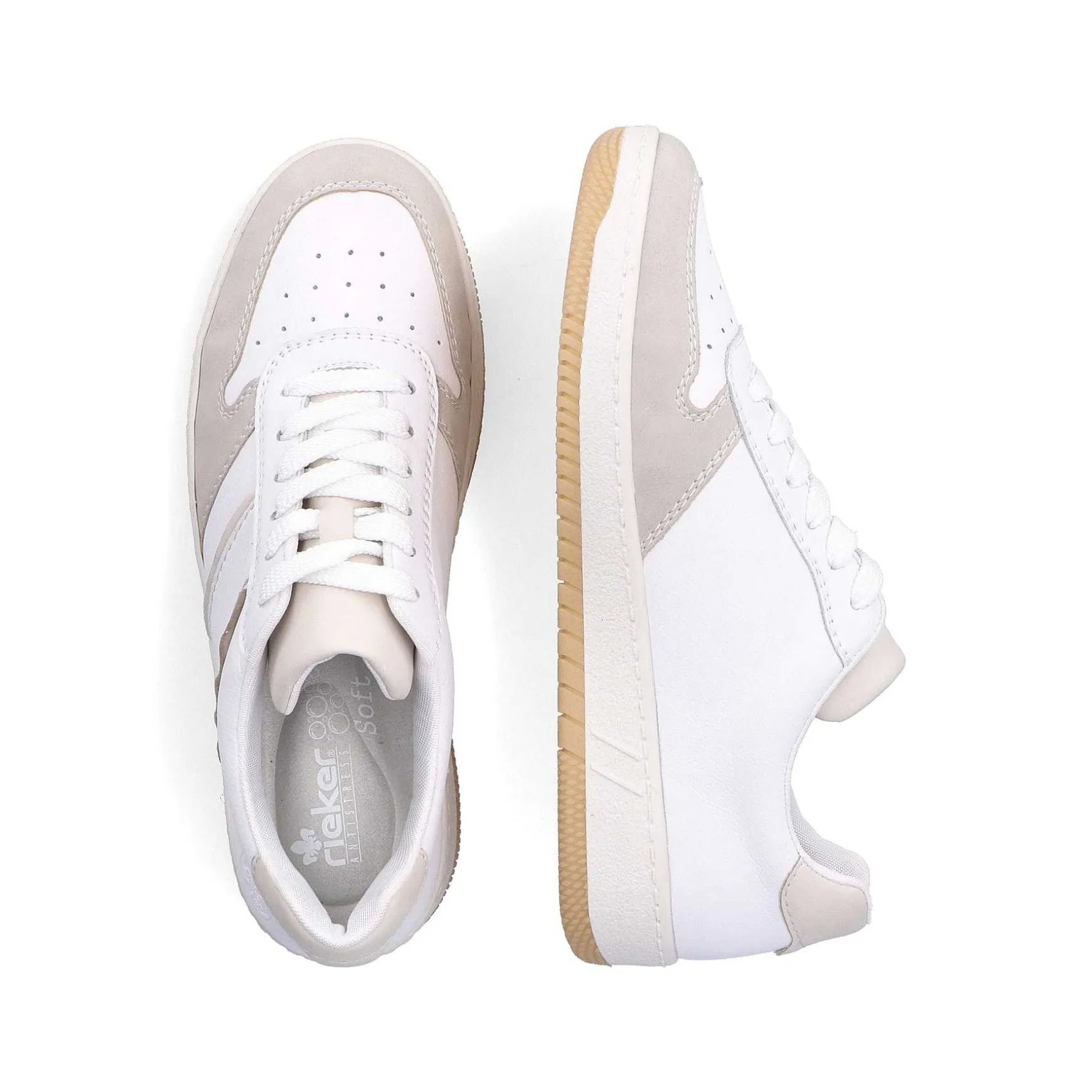 Rieker Women'S Sneaker Low Swan White