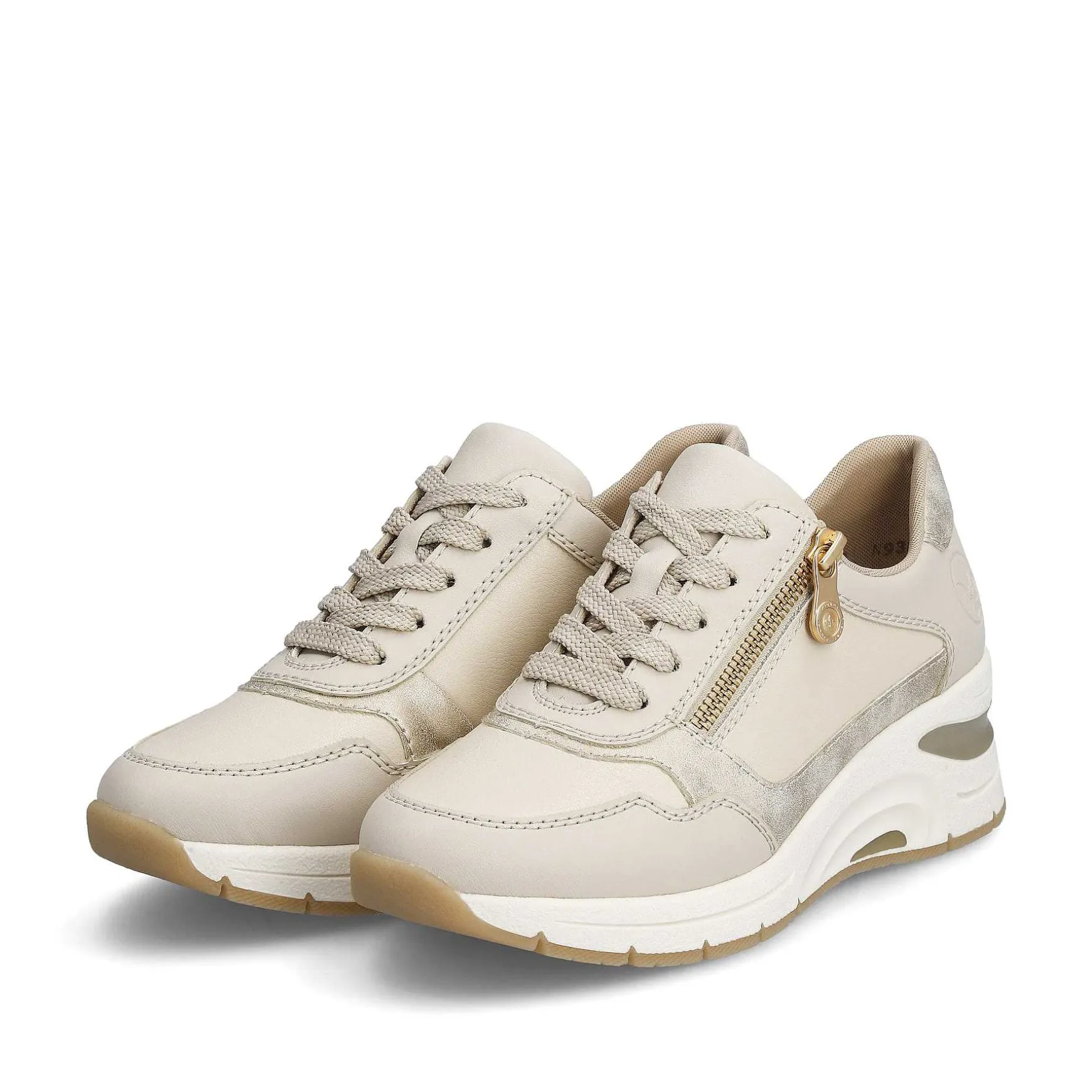 Rieker Women'S Sneaker Low Light Beige