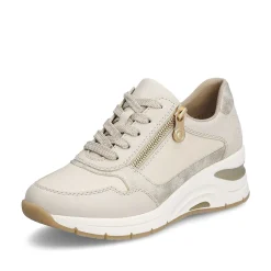 Rieker Women'S Sneaker Low Light Beige