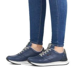 Rieker Women'S Sneaker Low Navy Blue
