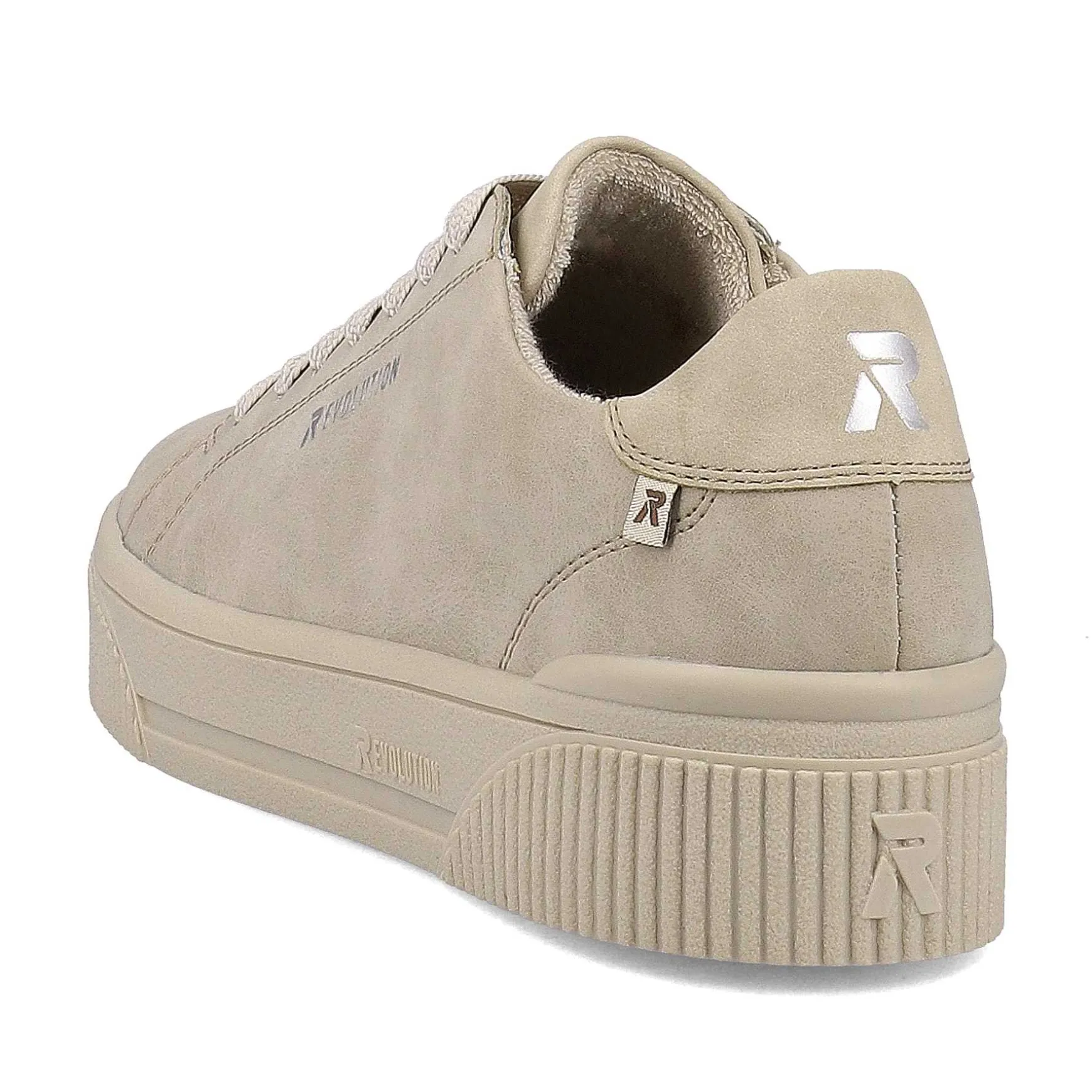 Rieker Women'S Sneaker Low Cream Beige