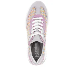 Rieker Women'S Sneaker Low Lavender Multi
