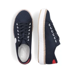 Rieker Women'S Sneaker Low Steel Blue