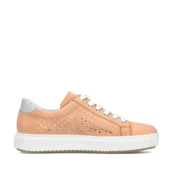 Rieker Women'S Sneaker Low Pastel Orange