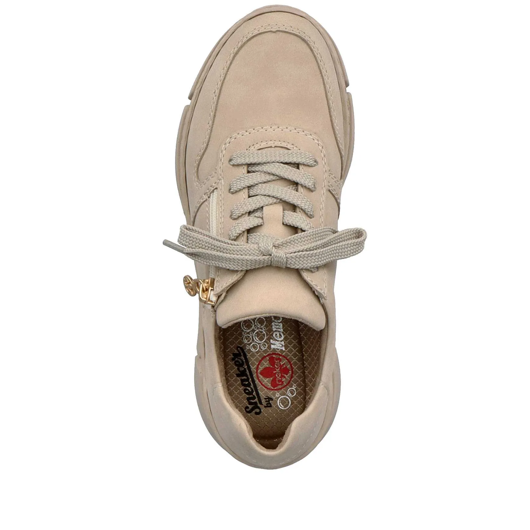 Rieker Women'S Sneaker Low Cream Beige