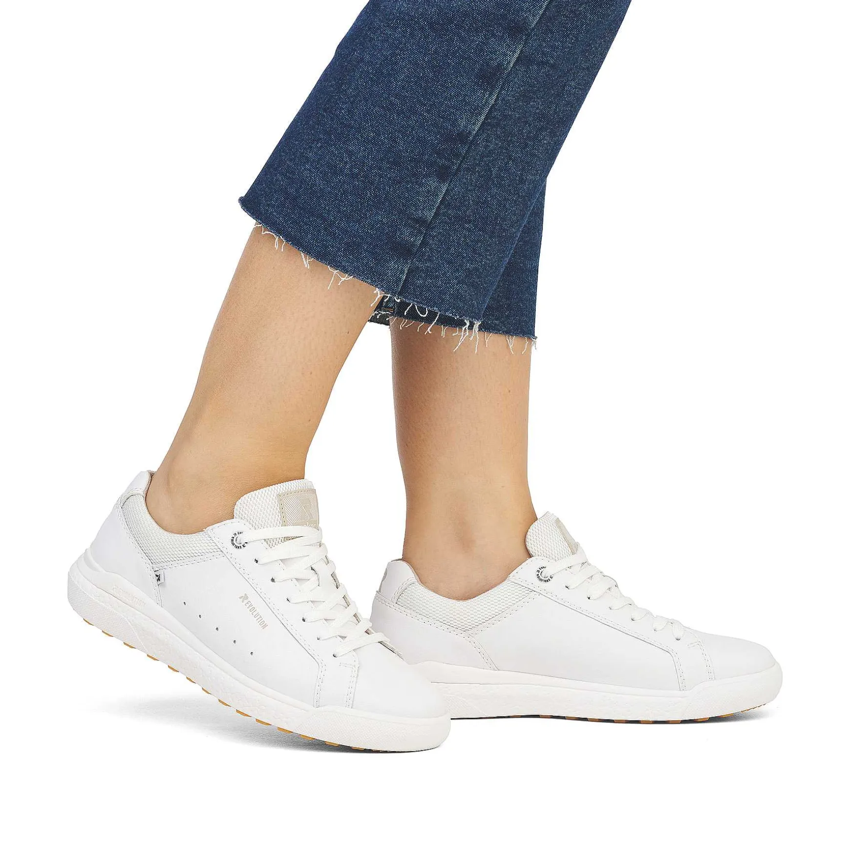 Rieker Women'S Sneaker Low Swan White