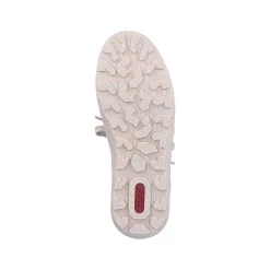 Rieker Women'S Sneaker Low Cream Beige-Royal Blue