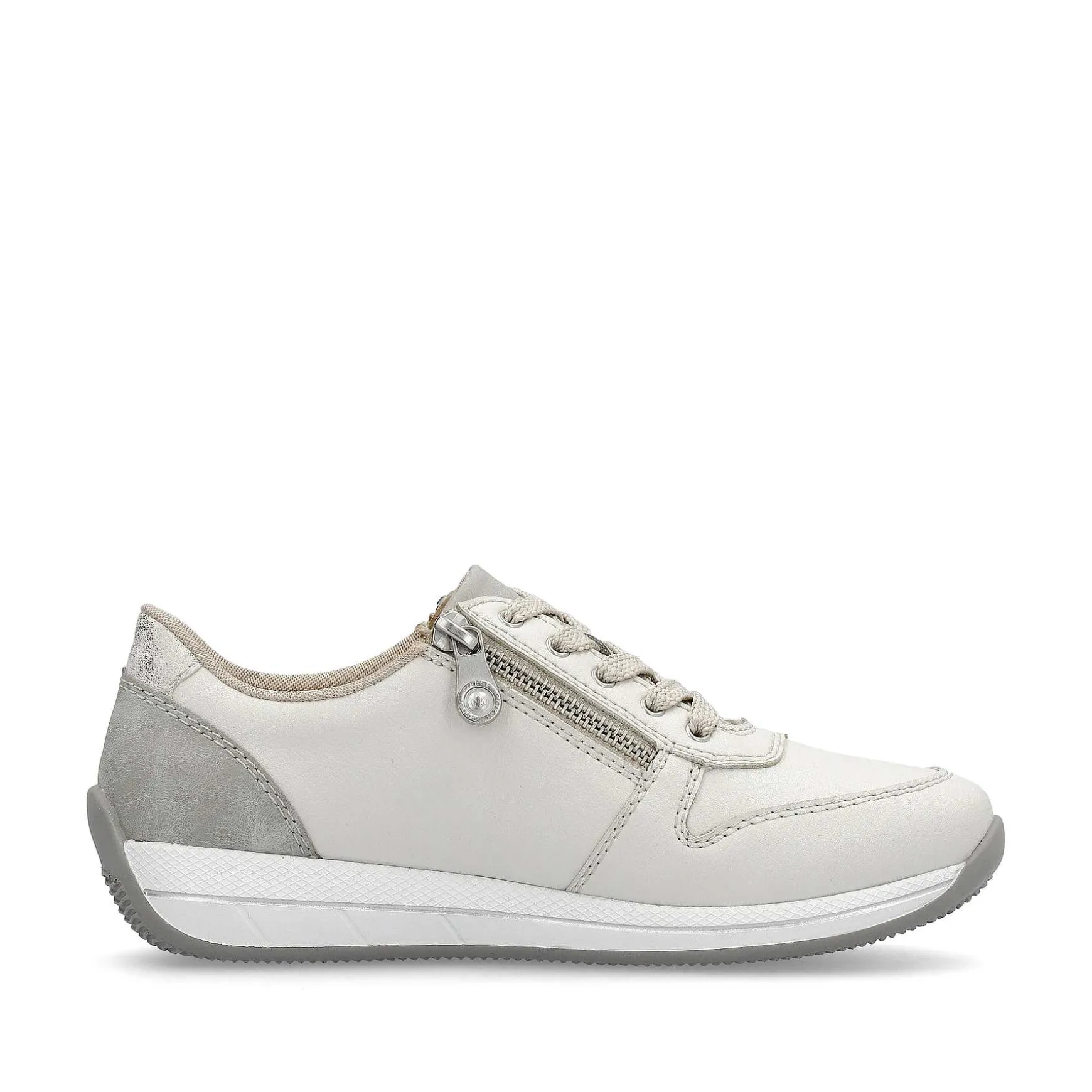 Rieker Women'S Sneaker Low Cream White