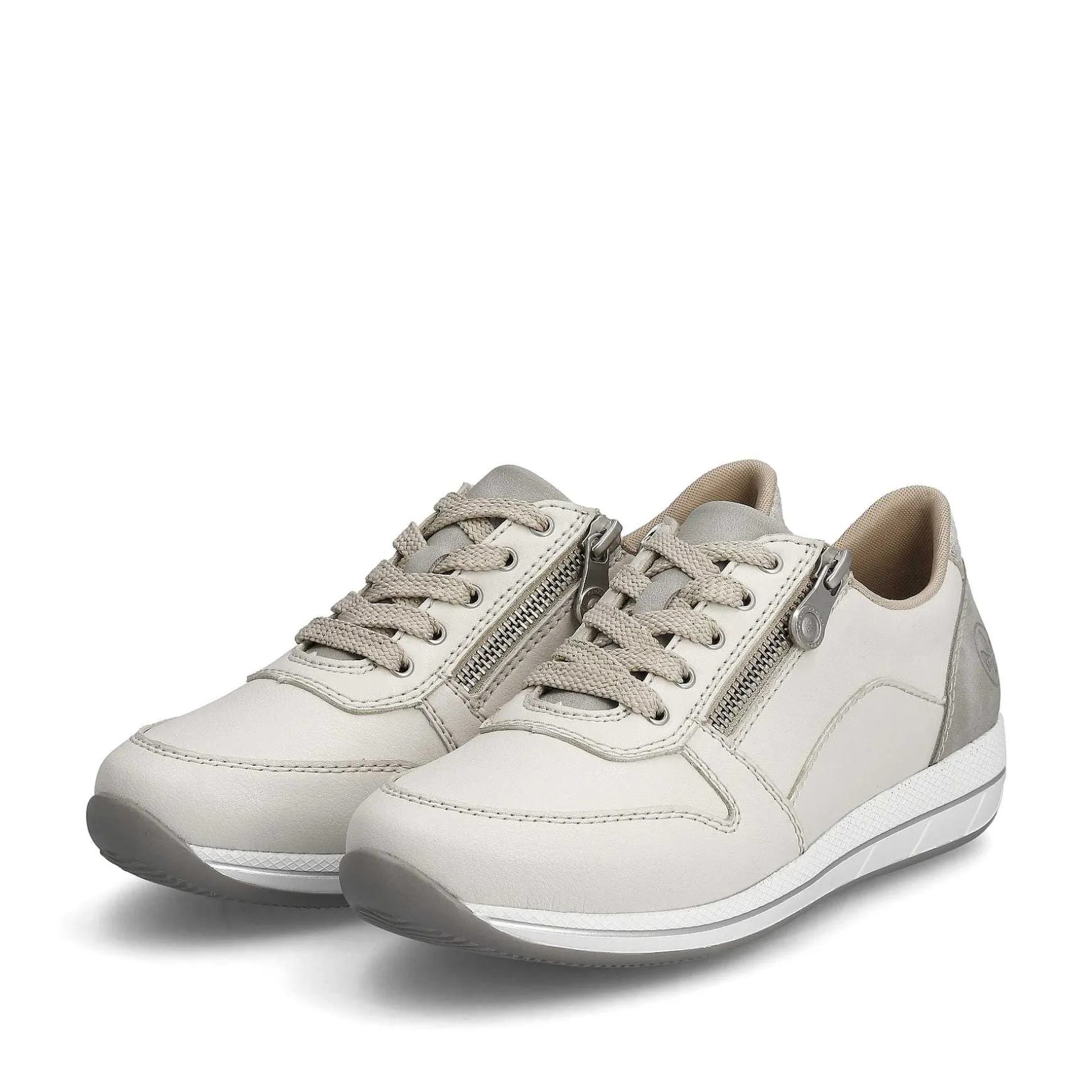 Rieker Women'S Sneaker Low Cream White