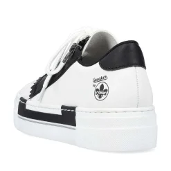 Rieker Women'S Sneaker Low Lily White-Night Black