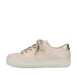 Rieker Women'S Sneaker Low Light Beige