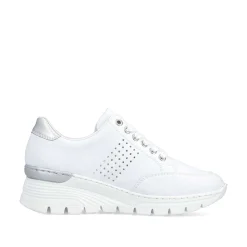 Rieker Women'S Sneaker Low Pure White