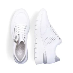 Rieker Women'S Sneaker Low Pure White
