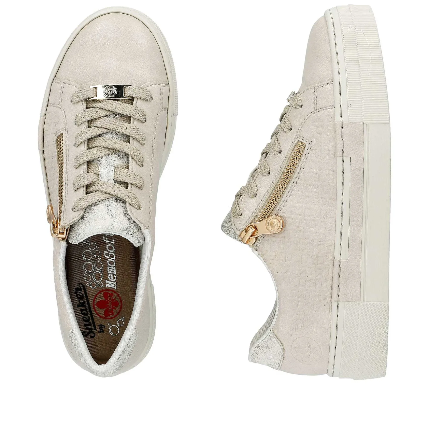 Rieker Women'S Sneaker Low Old White