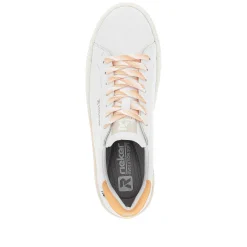 Rieker Women'S Sneaker Low Crystal-White Apricot