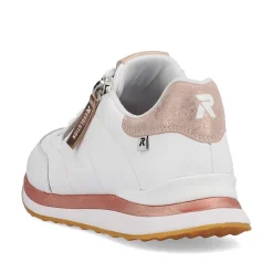 Rieker Women'S Sneaker Low Swan-White Rose