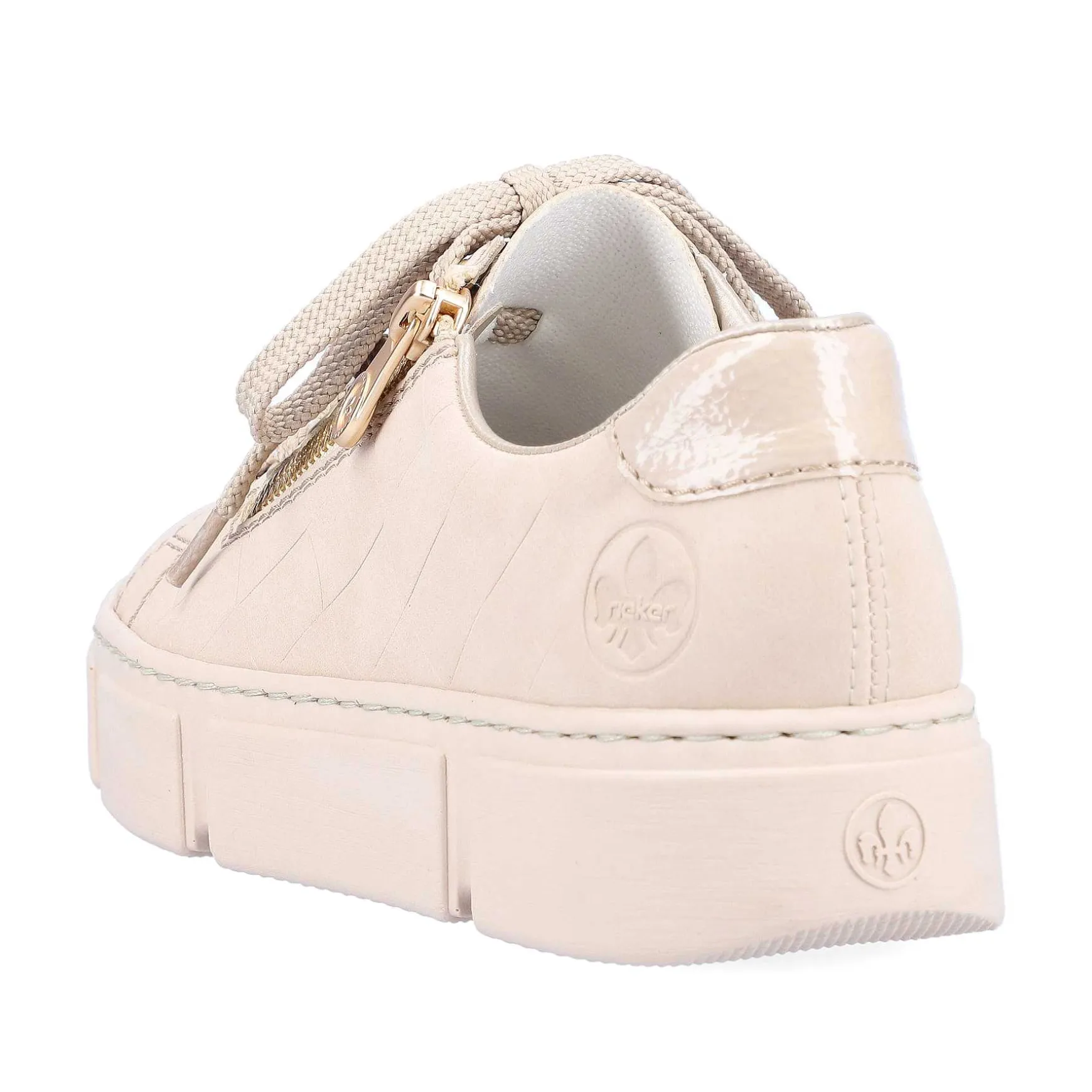 Rieker Women'S Sneaker Low Cream Beige