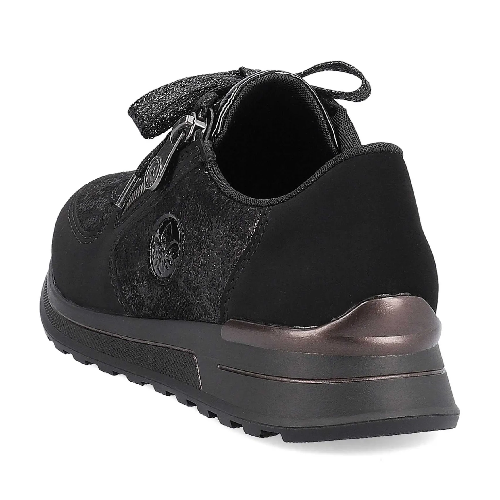 Rieker Women'S Sneaker Low Night Black