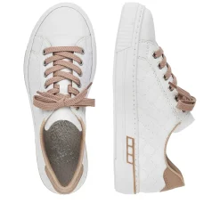 Rieker Women'S Sneaker Low Pearl White