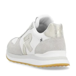 Rieker Women'S Sneaker Low Pearl-White Clay-Beige