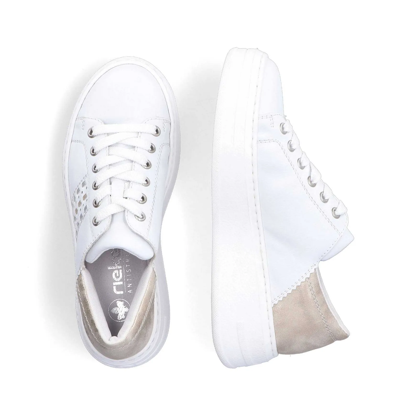 Rieker Women'S Sneaker Low Brilliant White