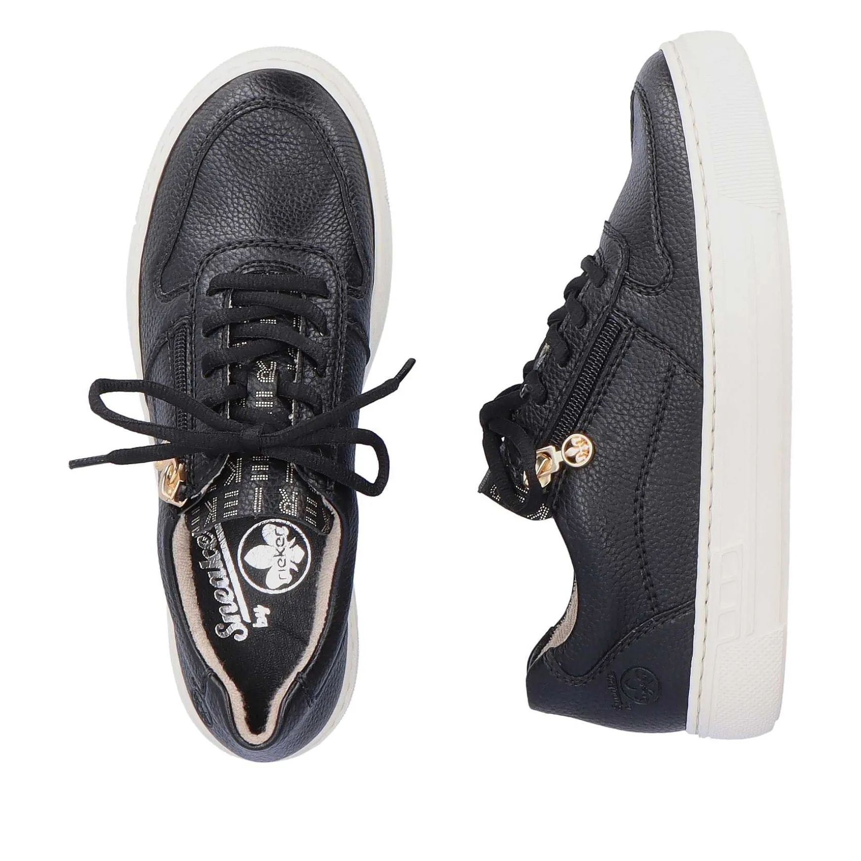 Rieker Women'S Sneaker Low Deep Black