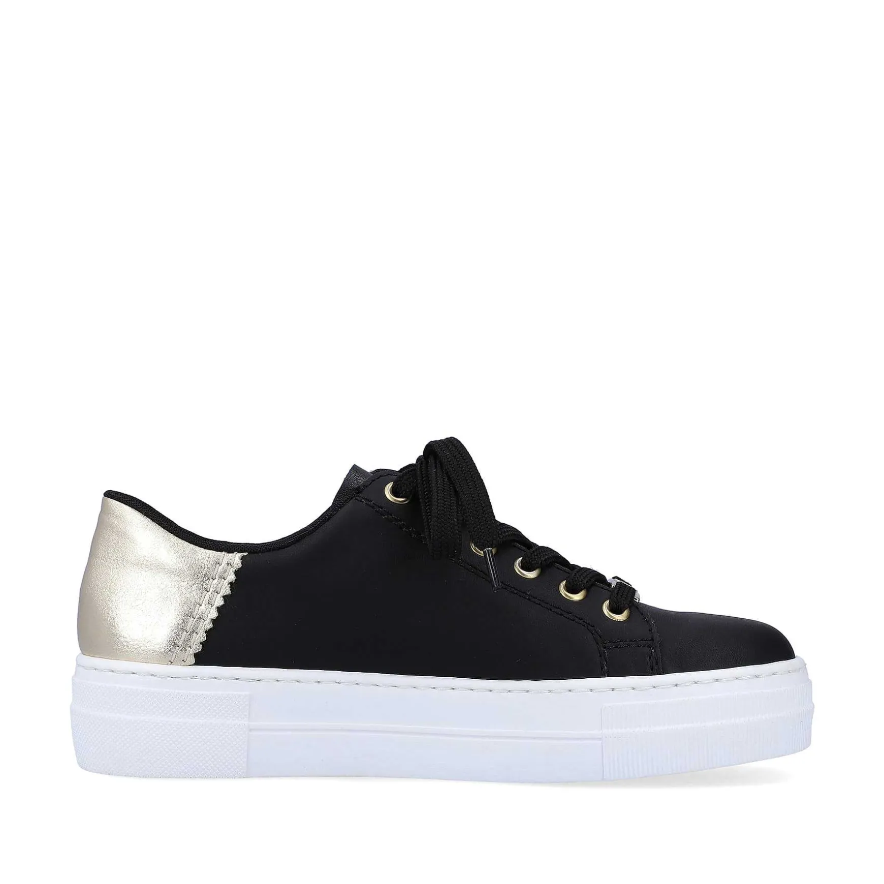 Rieker Women'S Sneaker Low Graphite Black