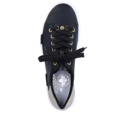 Rieker Women'S Sneaker Low Graphite Black