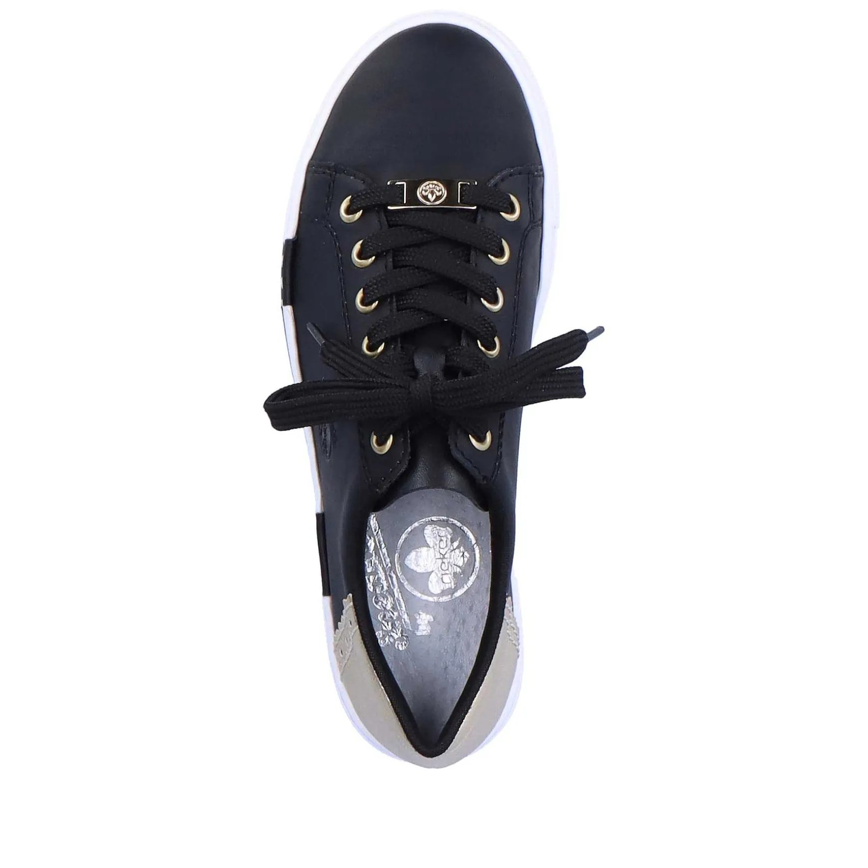 Rieker Women'S Sneaker Low Graphite Black