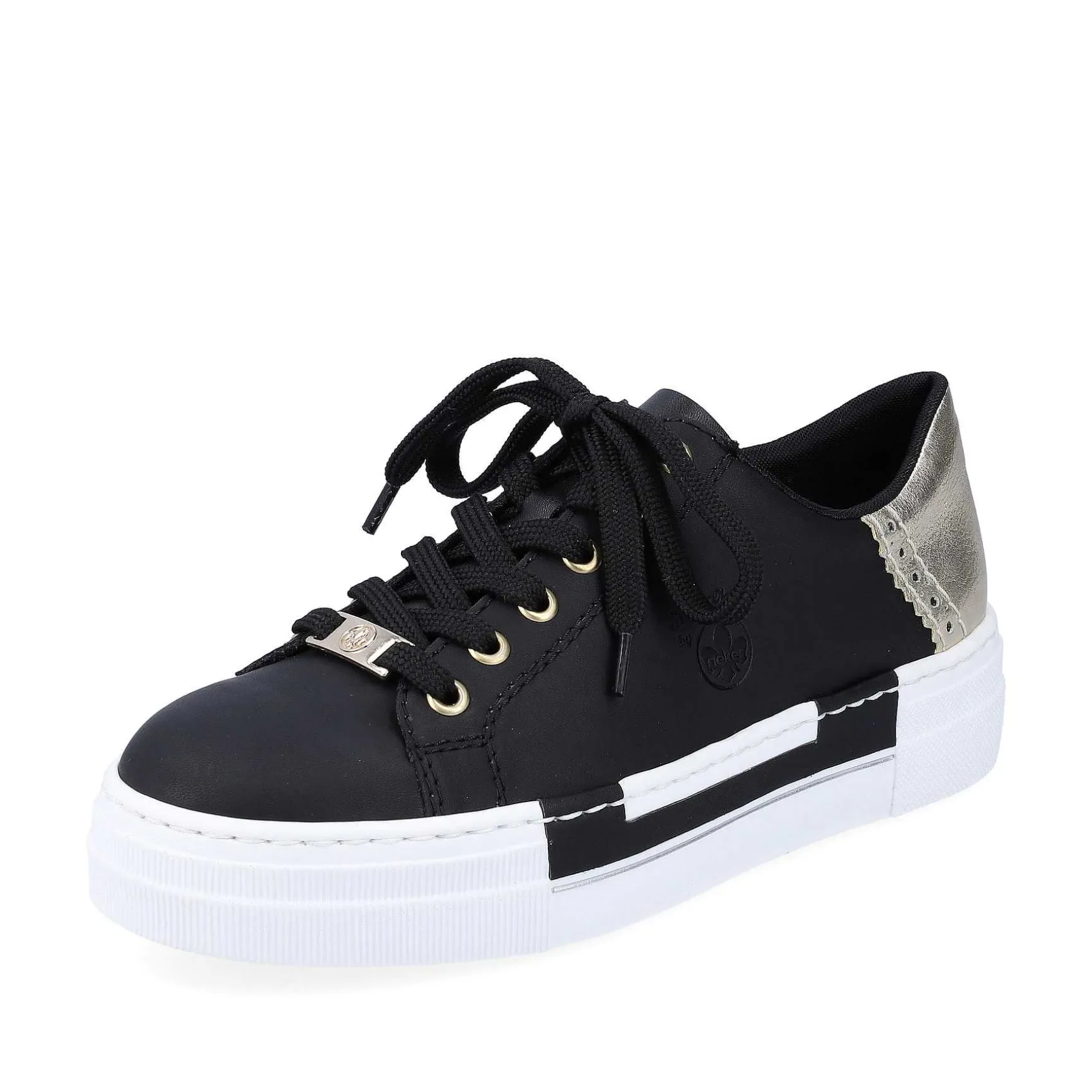 Rieker Women'S Sneaker Low Graphite Black