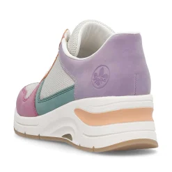 Rieker Women'S Sneaker Low Beige-Multicolored