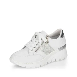 Rieker Women'S Sneaker Low Pure White