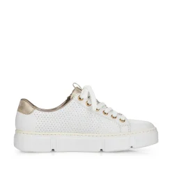 Rieker Women'S Sneaker Low Pearl White