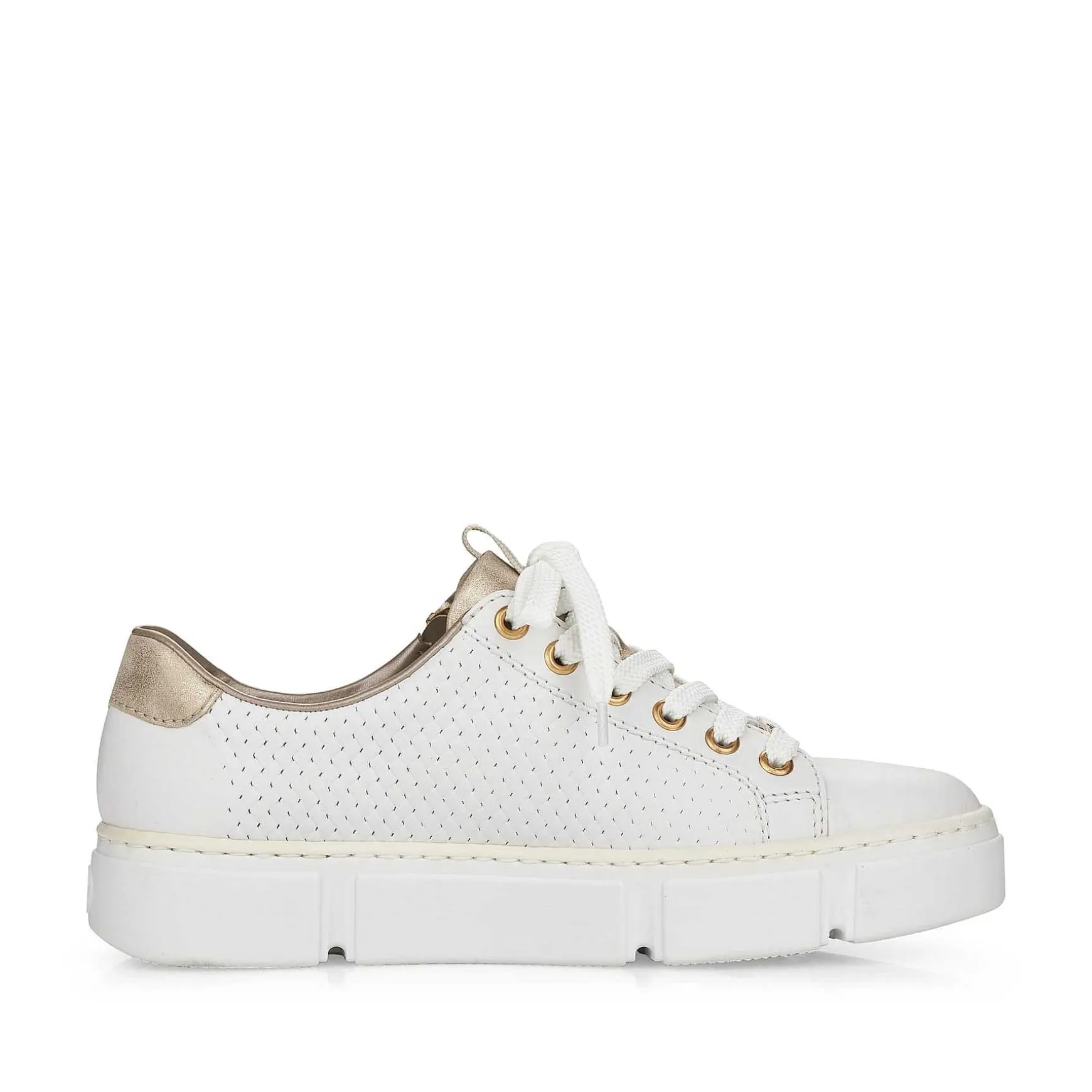 Rieker Women'S Sneaker Low Pearl White