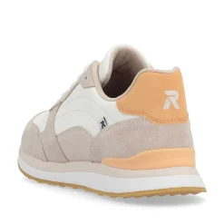 Rieker Women'S Sneaker Low Clay Beige Apricot