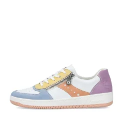 Rieker Women'S Sneaker Low White-Colorful