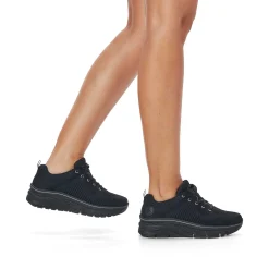 Rieker Women'S Sneaker Low Deep Black