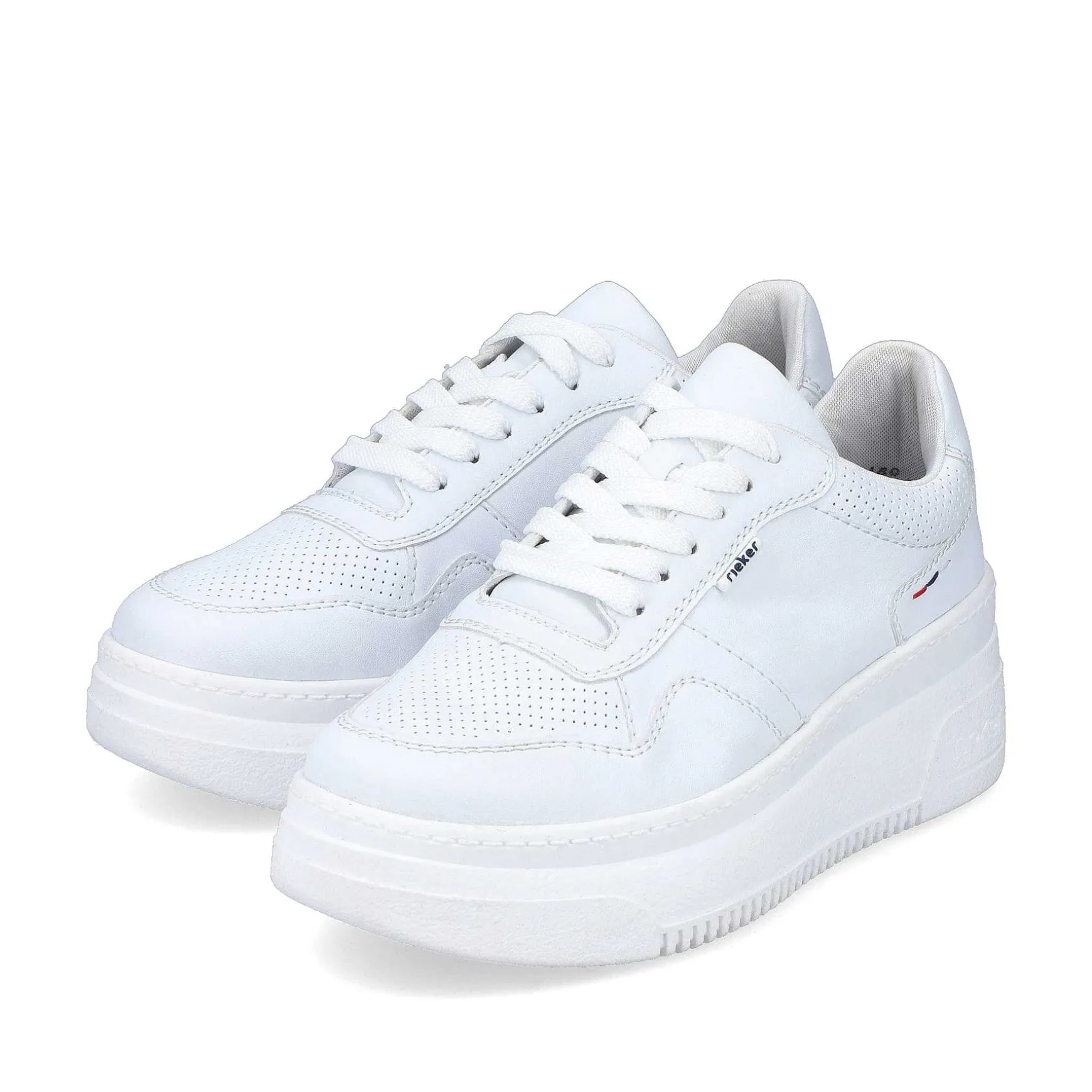 Rieker Women'S Sneaker Low Crystal White