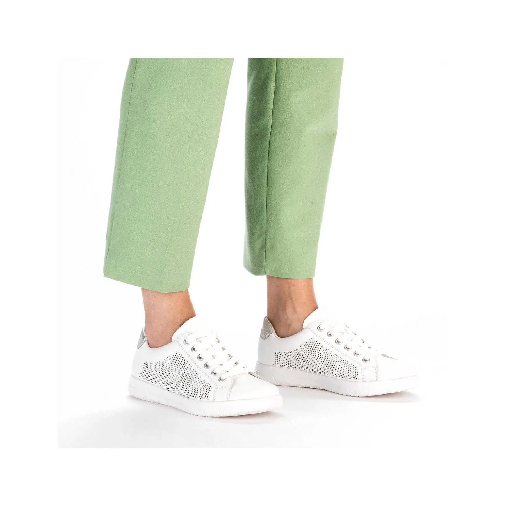 Rieker Women'S Sneaker Low Pure White