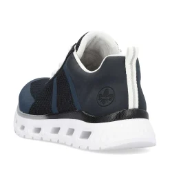 Rieker Women'S Sneaker Low Steel Blue