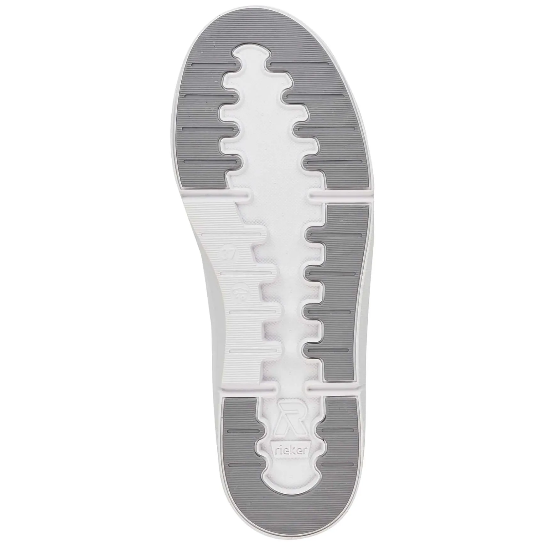 Rieker Women'S Sneaker Low Snow-White True-Red