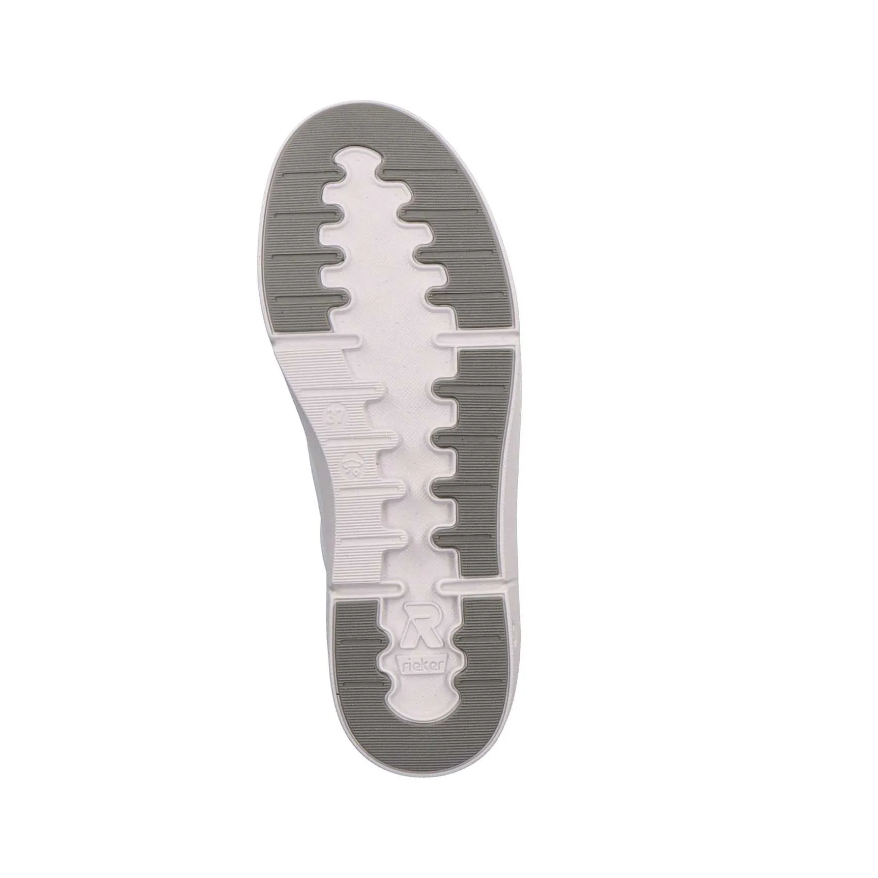 Rieker Women'S Sneaker Low Snow-White True-Red