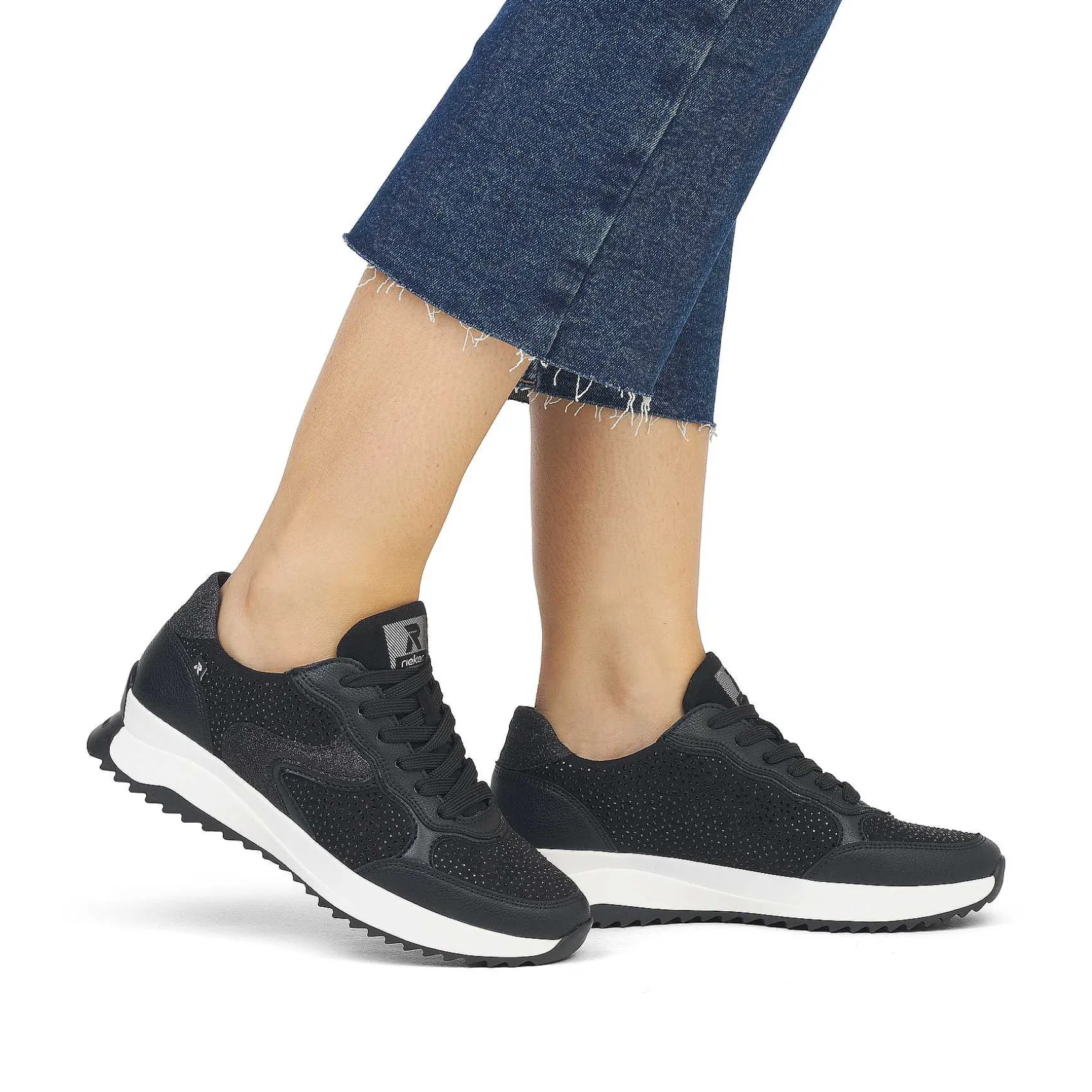 Rieker Women'S Sneakers Low Carbon