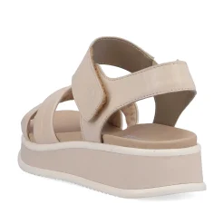 Rieker Women'S Strappy Sandals Cream Beige