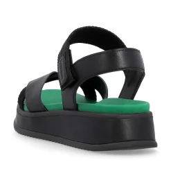 Rieker Women'S Strappy Sandals Night Black